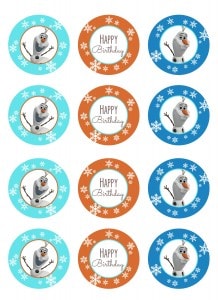 Simple Olaf Birthday Party - A darling Olaf party without all the work! Includes two FREE printables!