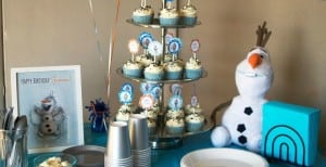 Simple Olaf Birthday Party