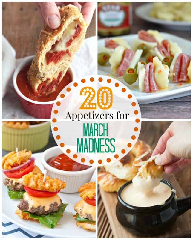 20 Appetizer Ideas for March Madness - Cupcake Diaries