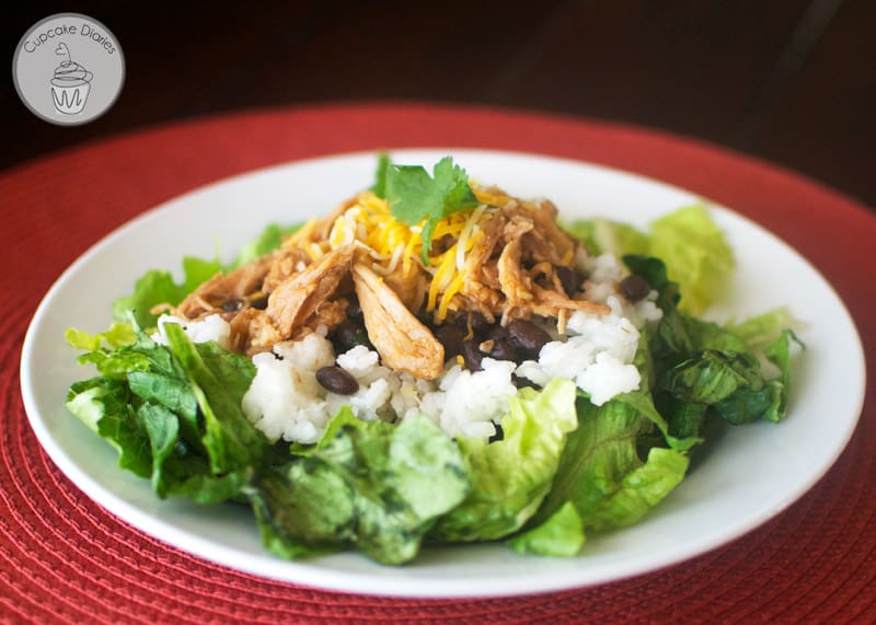 Copycat Cafe Rio Pork Barbacoa Salads - Make this popular restaurant dish at home! Tastes just like the real thing.