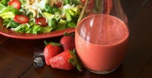 Easy Strawberry Balsamic Vinaigrette Dressing