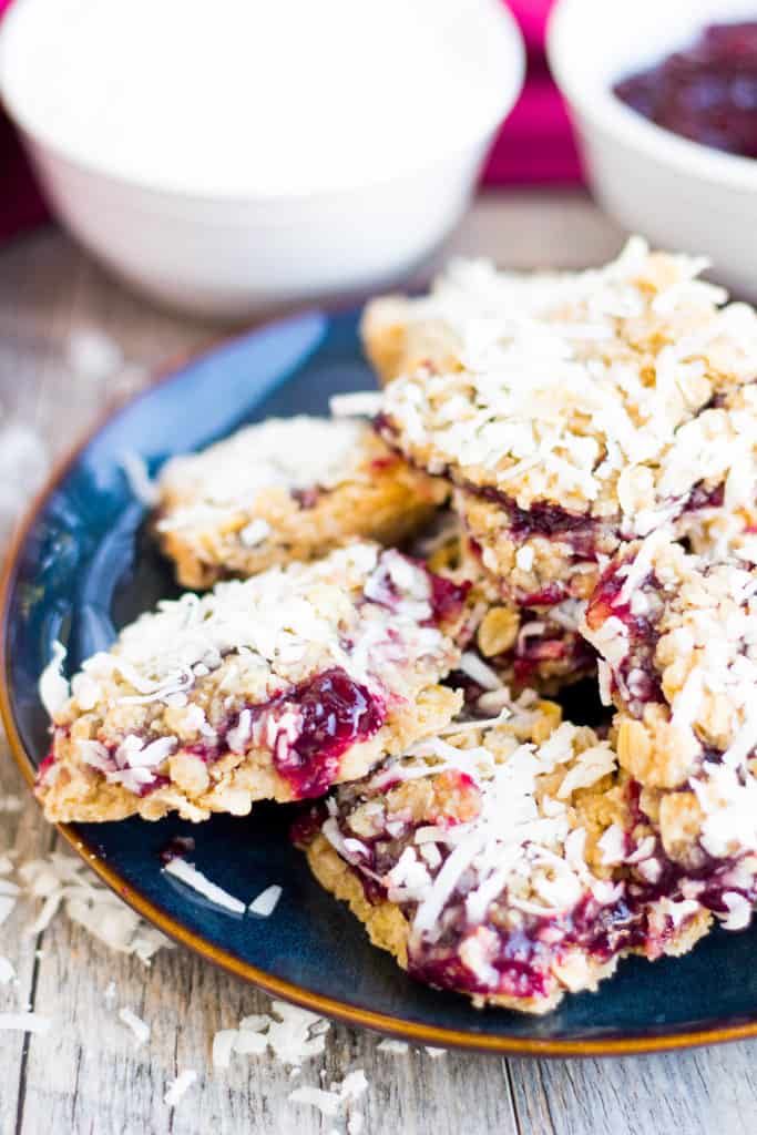 Super Simple Raspberry-Coconut Oatmeal Squares