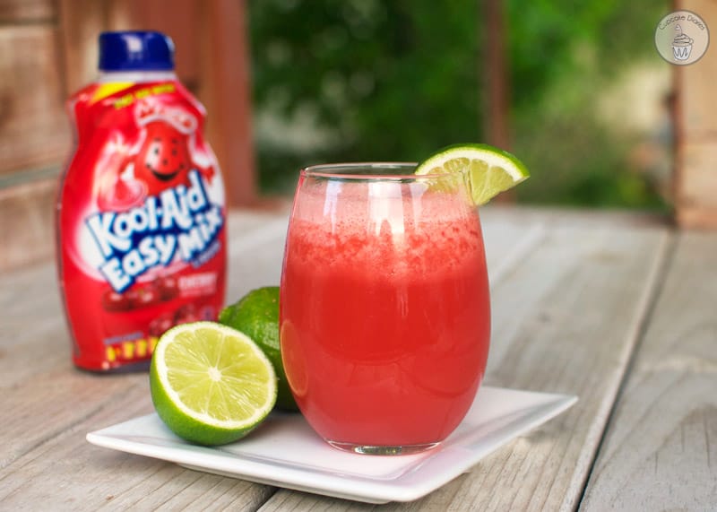 Cherry Limeade Cooler - A refreshing summer beverage with the perfect combination of sweet and tangy. Perfect for a hot day! #PourMoreFun #ad