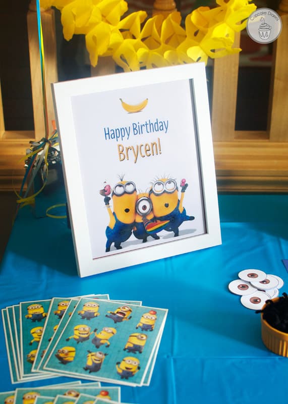 Minion Birthday Party Free Printables