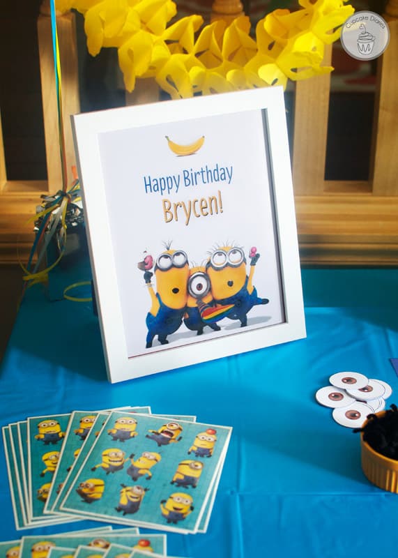 Minion Birthday Party With Free Printables Minion Birthday Party With Free Printables