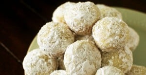 Baked Powdered Sugar Donut Holes