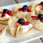 Red, White and Blue Berry Tartlets - This easy no-bake treat is perfect for the 4th of July!