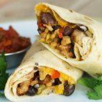 Southwestern Chicken Wraps - Grilled chicken breast slices with cheese and a southwestern bean and corn mixture. A perfect recipe for a quick weeknight meal! #FastFreshFilling #Pmedia #ad