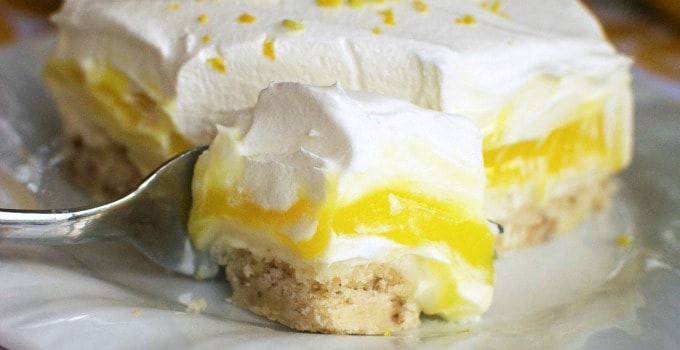 lemon lush dessert