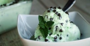 No Churn Mint Chocolate Chip Ice Cream