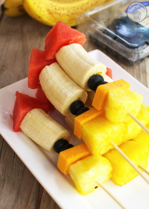 Rocket Skewers - An out-of-this-world snack that's perfect for a summer afternoon!