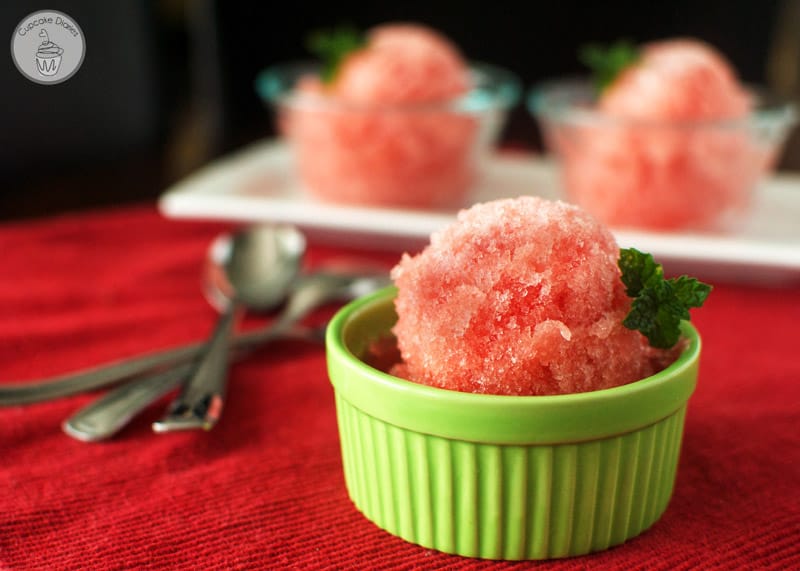 Watermelon Granita - A cool and refreshing dessert to beat the summer heat!