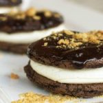 S'more Whoopie Pies - Decadent cookie sandwiches that taste like a gooey s'more!