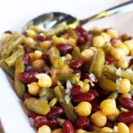 Three Bean Salad - A perfect side dish for summer or Thanksgiving!