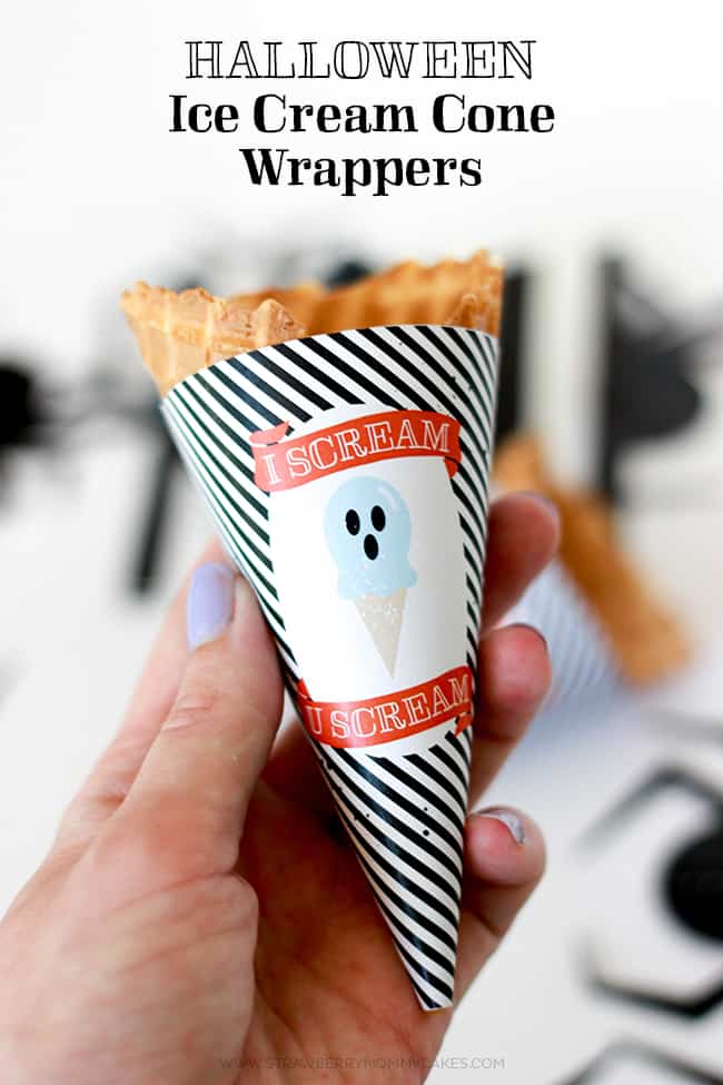 "I Scream" Halloween Ice Cream Wrappers