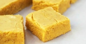 White Chocolate Pumpkin Fudge