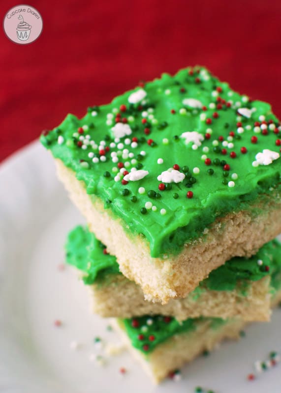 Christmas Sugar Cookie Bars