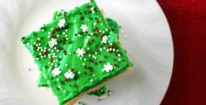 Christmas Sugar Cookie Bars