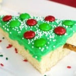 Christmas Tree Sugar Cookie Bars