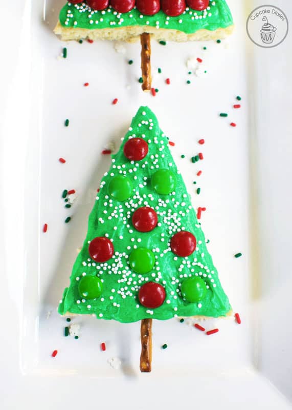 Christmas Tree Sugar Cookie Bars