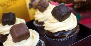 GODIVA Chocolate Caramel Cupcakes