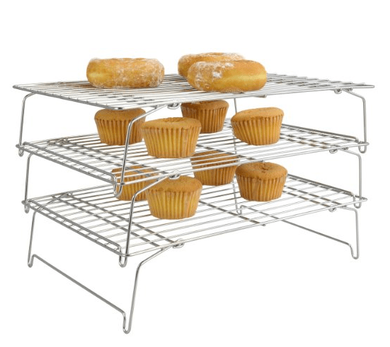 Surpahs 3-Tier Stackable Stainless Steel Cooling Rack Set