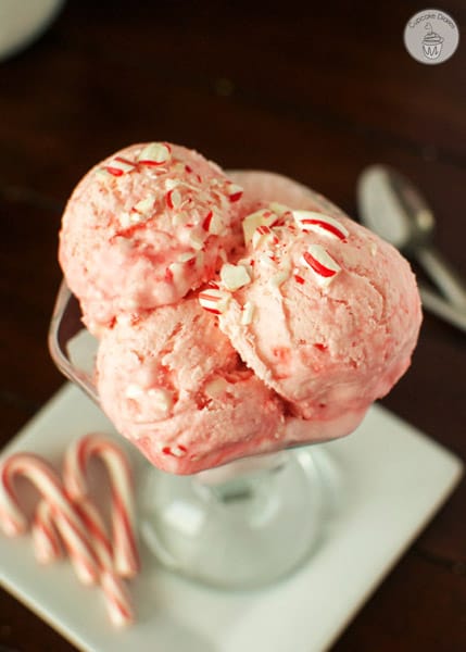 No Churn Candy Cane Ice Cream