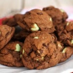 Chocolate Mint Chip Cookies