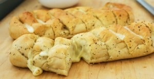 Cheesy Garlic Baguettes