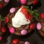 Chocolate Strawberry Cupcakes - A perfect treat for Valentine's Day!