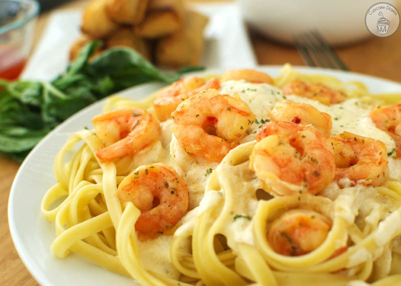 Fettuccine clearance shrimp alfredo