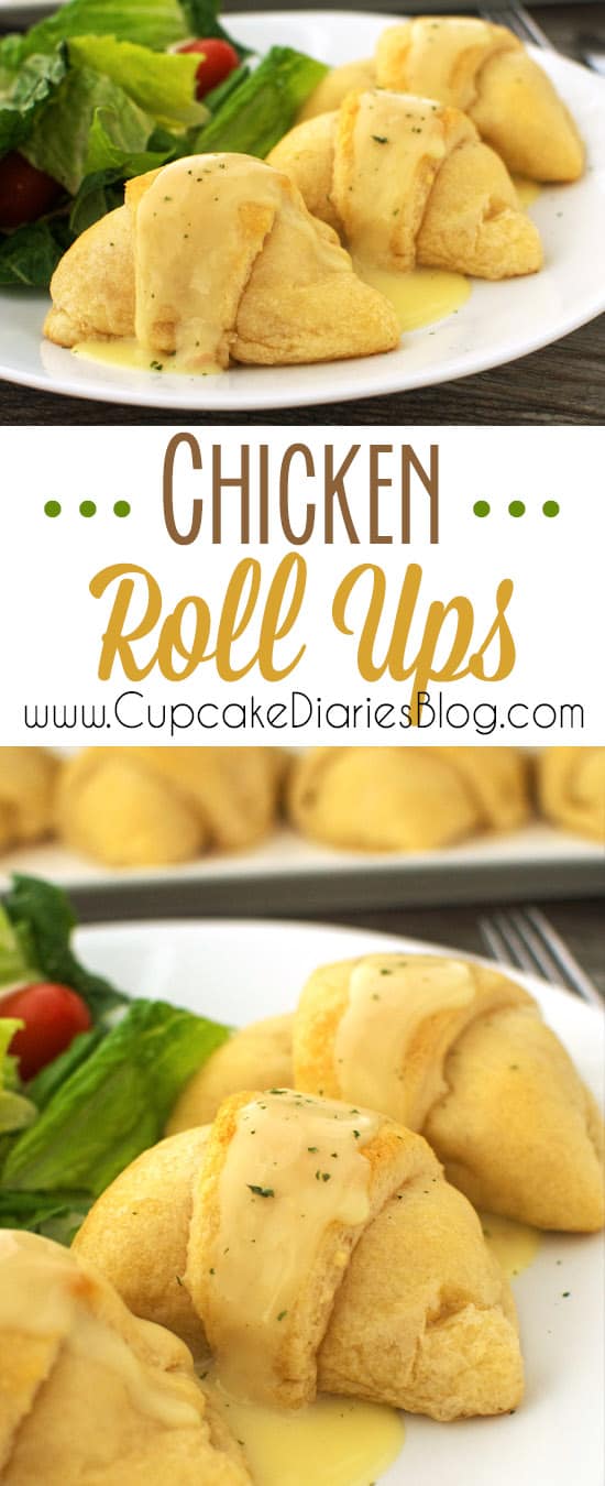 Chicken Roll Ups - A perfectly easy family meal!