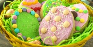 Easter Egg Sugar Cookie Bars