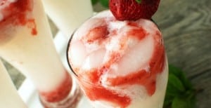 Strawberries and Cream Sodas