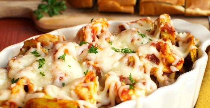 Baked Cheesy Tortellini - Cupcake Diaries