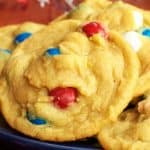 Patriotic M&M Cookies