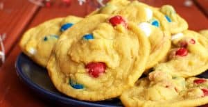 Patriotic M&M Cookies
