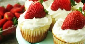 Strawberry Shortcake Cupcakes