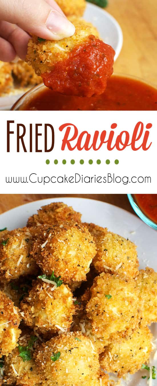 Fried Ravioli - Perfect for a holiday party or family dinner!