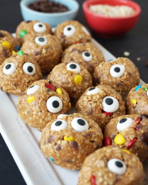 No Bake Monster Bites - 30 Days of Halloween 2016: Day 9