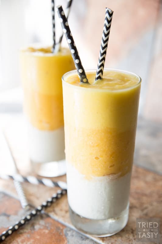 Candy Corn Layered Smoothie