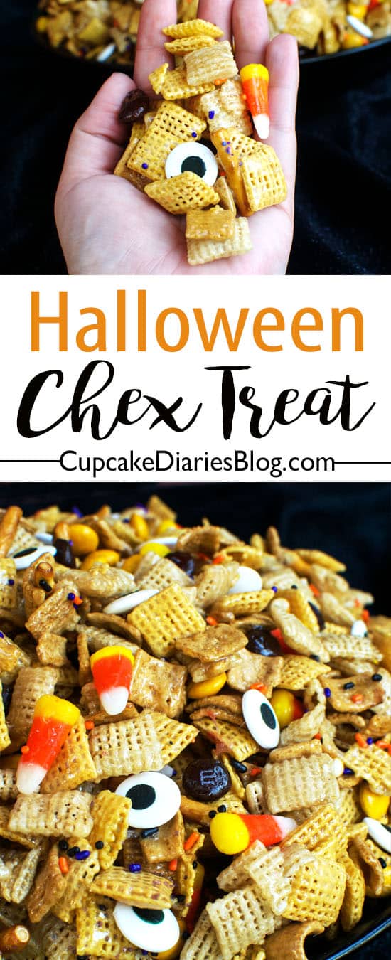 Halloween Chex Treat - A perfectly sweet and salty mix for a party!