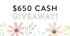 $650 PayPal Cash Giveaway