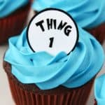Thing One and Thing Two Cupcakes