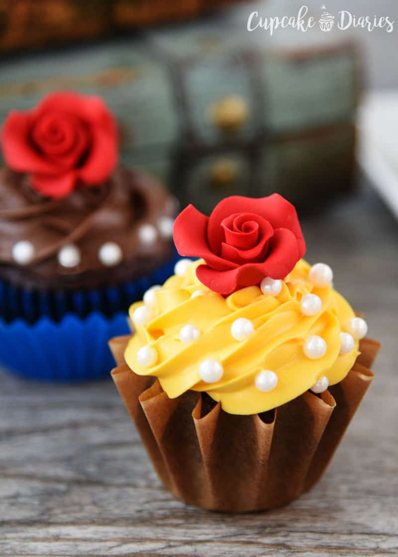 Beauty and the Beast Cupcakes