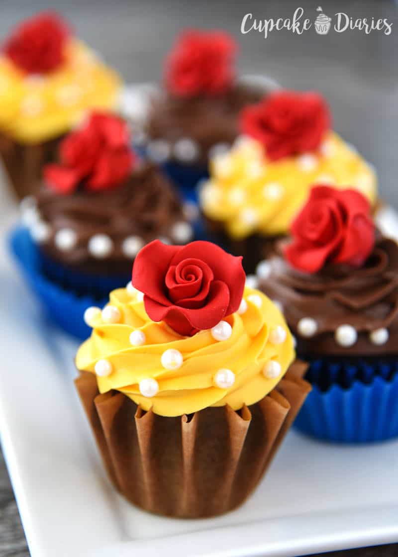 Beauty And The Beast Cupcakes Beauty And The Beast Cupcakes