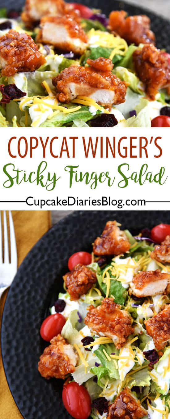 Copycat Winger's Sticky Finger Salad