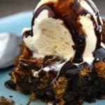 Flourless Chocolate Chip Cookie Pie