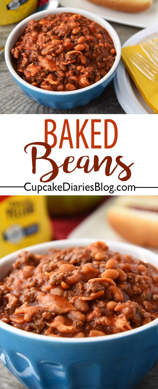Baked Beans - This hearty side dish is perfect for picnics and BBQ's!