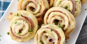 Easy Ham and Cheese Pinwheels